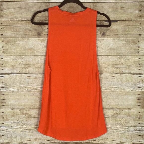 ADIDAS SLEEVELESS LOOSE FIT HIGH NECK ATHLETIC ACTIVEWEAR GYM TANK SIZE MEDIUM - Picture 2 of 2